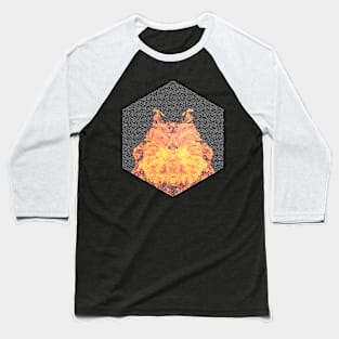 Fire hexagon abstract - Fire sign - The Five Elements Abstract  Symbol Baseball T-Shirt